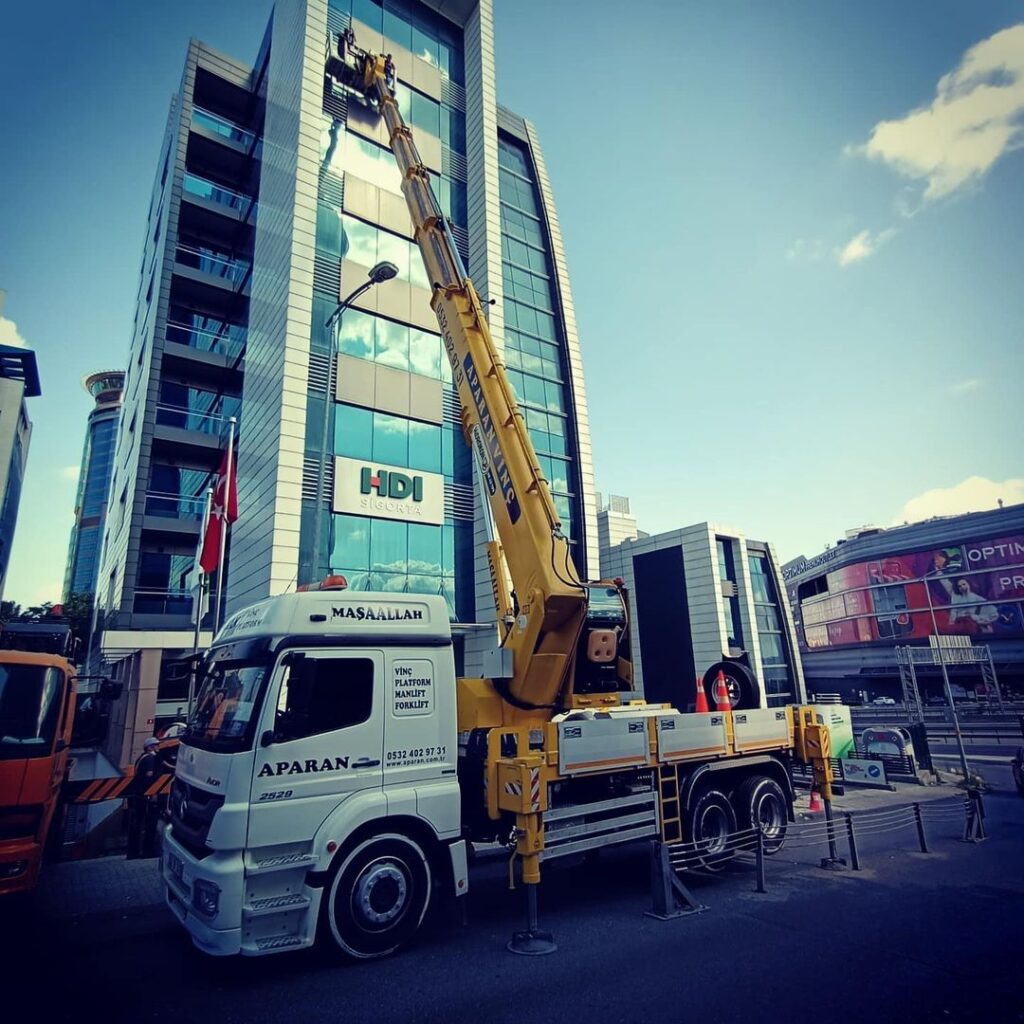 Aparan Vinç Kiralama, Forklift, Manlift, Örümcek Platform, Eklemli Platform