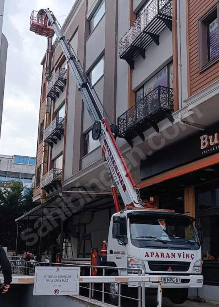 Kiralık Sepetli Platform Vinç